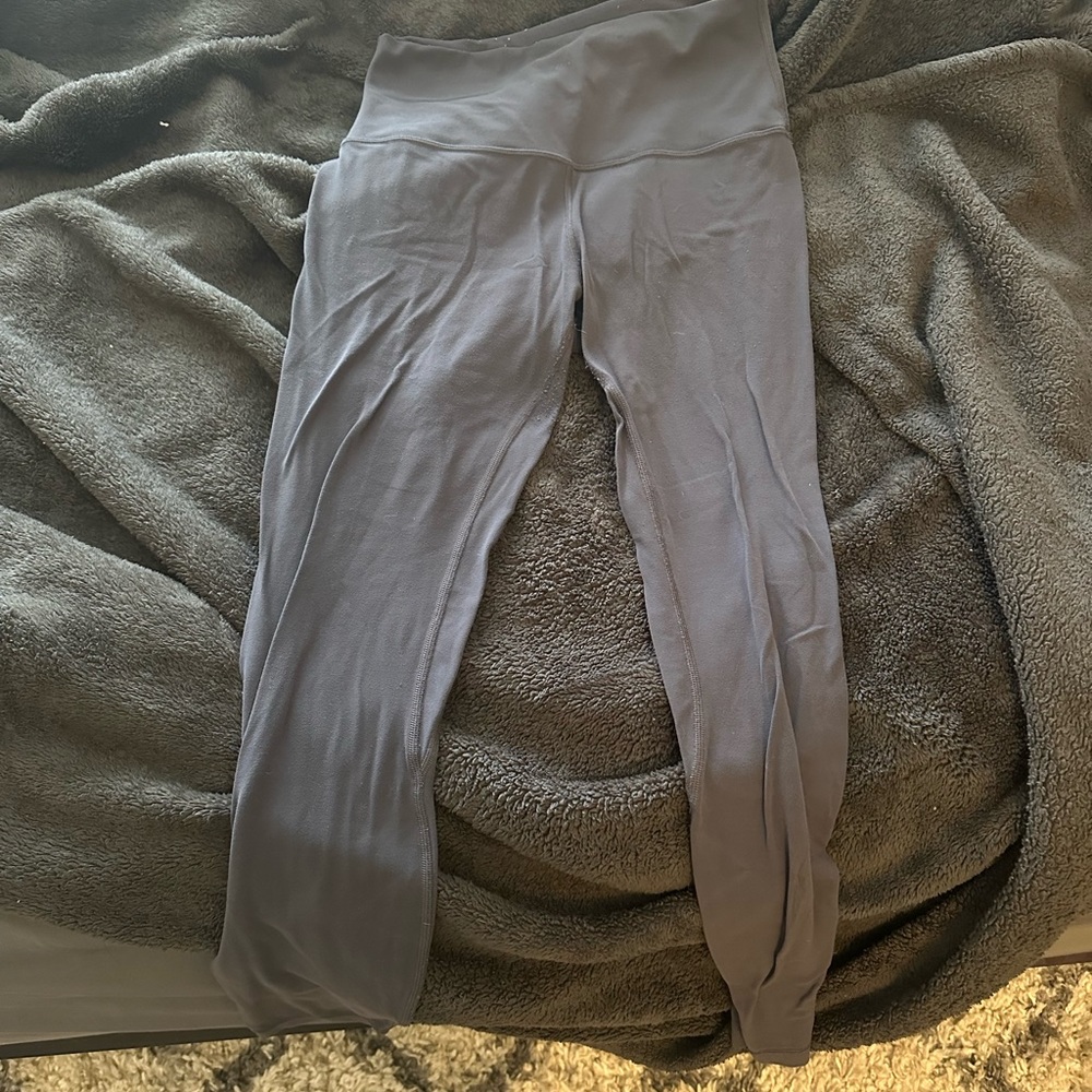 Grey / purple lulu lemon leggings